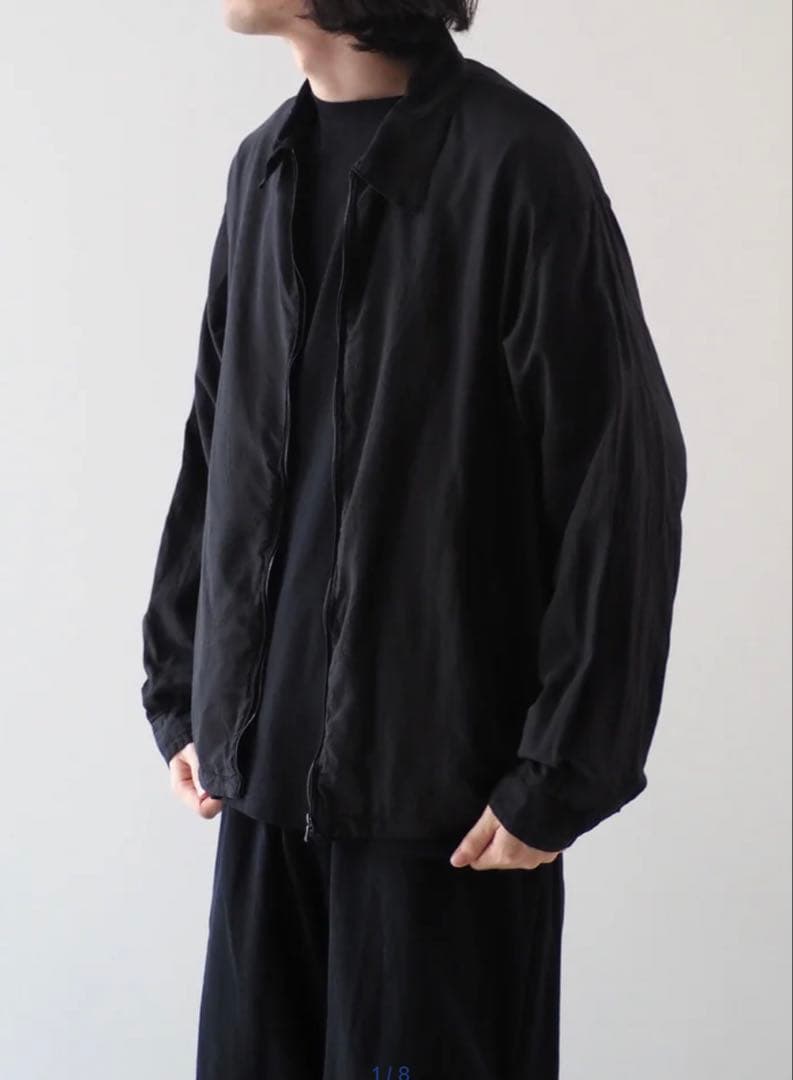 COMOLI シルク製品染ブルゾン　サイズ1