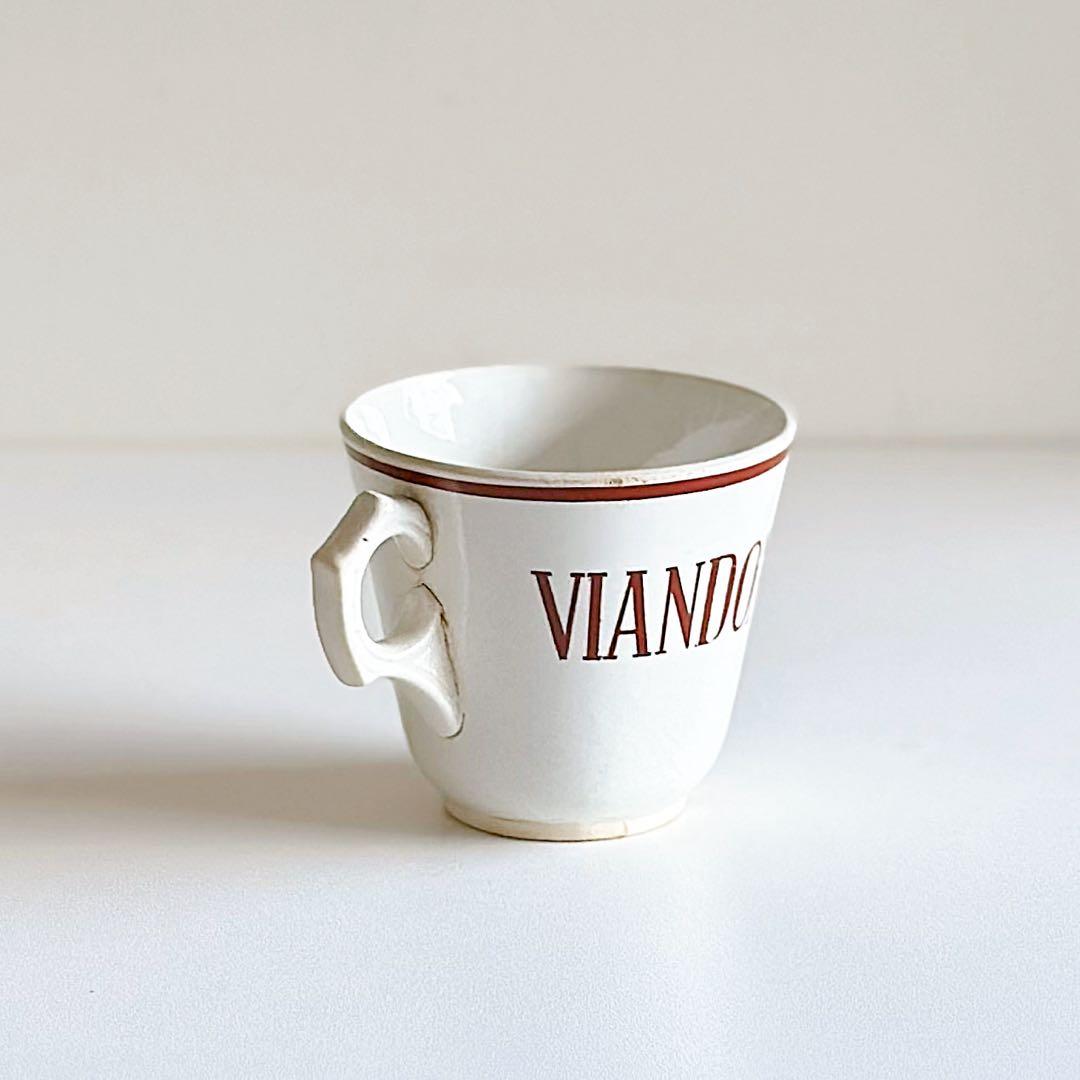 フランス アンティーク VIANDOX ヴィアンドクス マグカップ