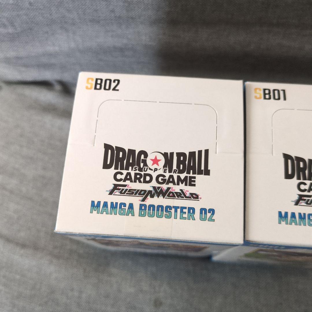ドラゴンボールカードゲーム マンガブースター01.02 2個テープ付き新品
