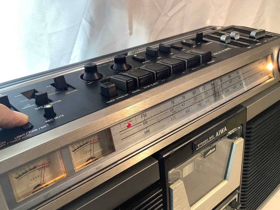 【ジャンク】 AIWA TPR-810Ⅱ ラジカセ