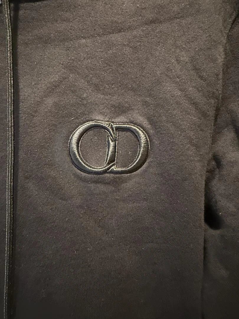 lisei　Dior ブラック フード付きパーカー