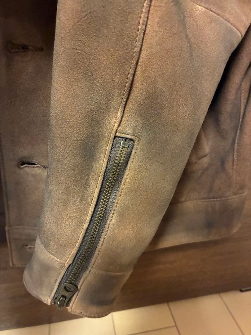 schott ニュービー　スエードジャケット　レザー