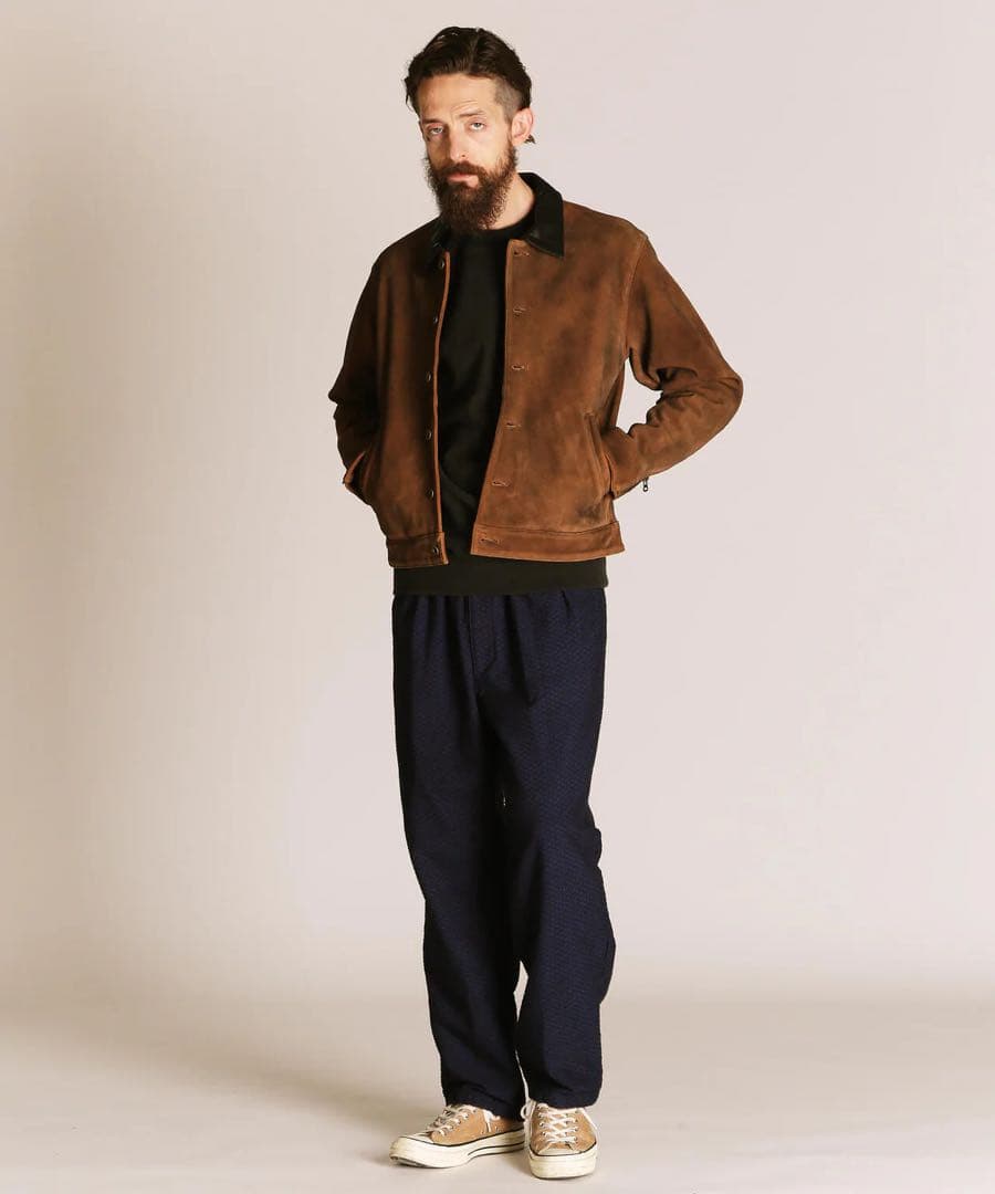 schott ニュービー　スエードジャケット　レザー