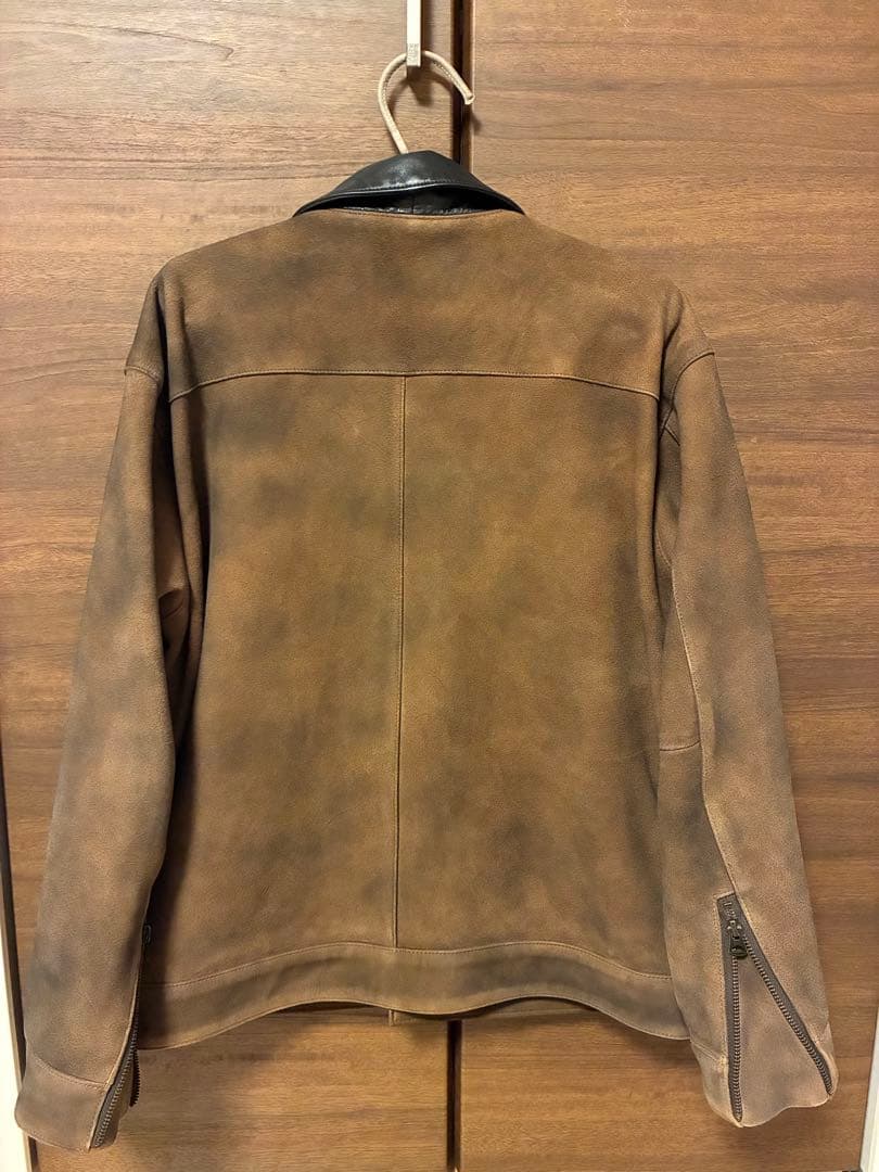 schott ニュービー　スエードジャケット　レザー