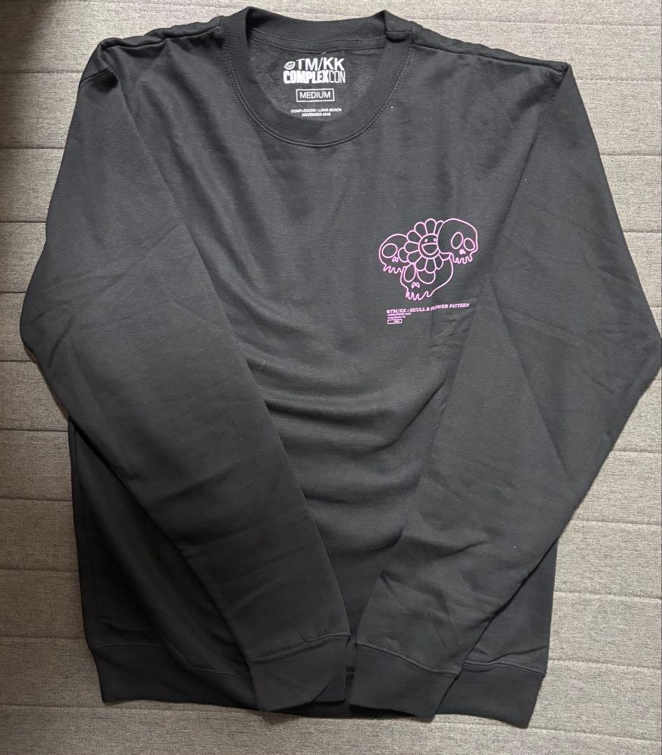 新品 村上隆 フラワー＆スカル COMPLEXCON トレーナーカイカイキキ