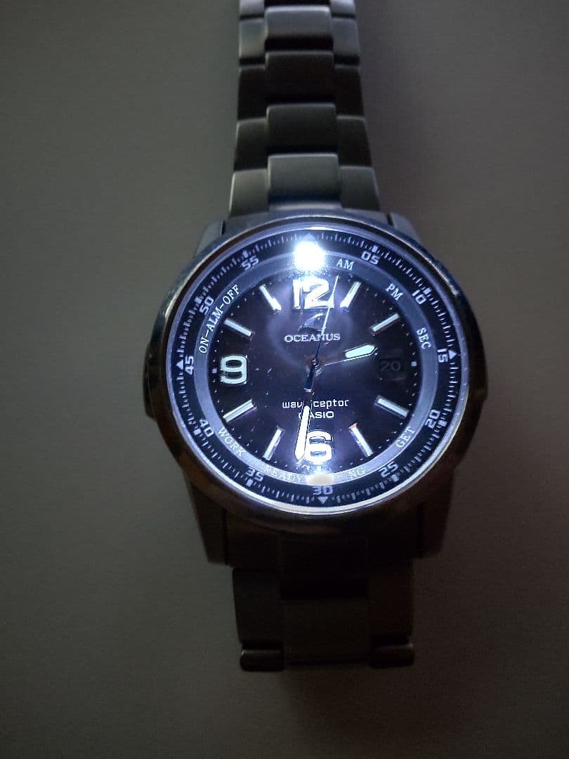 動作品 CASIO OCEANUS OCW-100TDJ-1AJF 電池交換済み