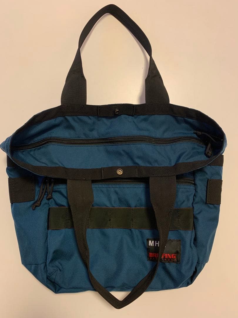 MHL. BRIEFING トートバッグ 青