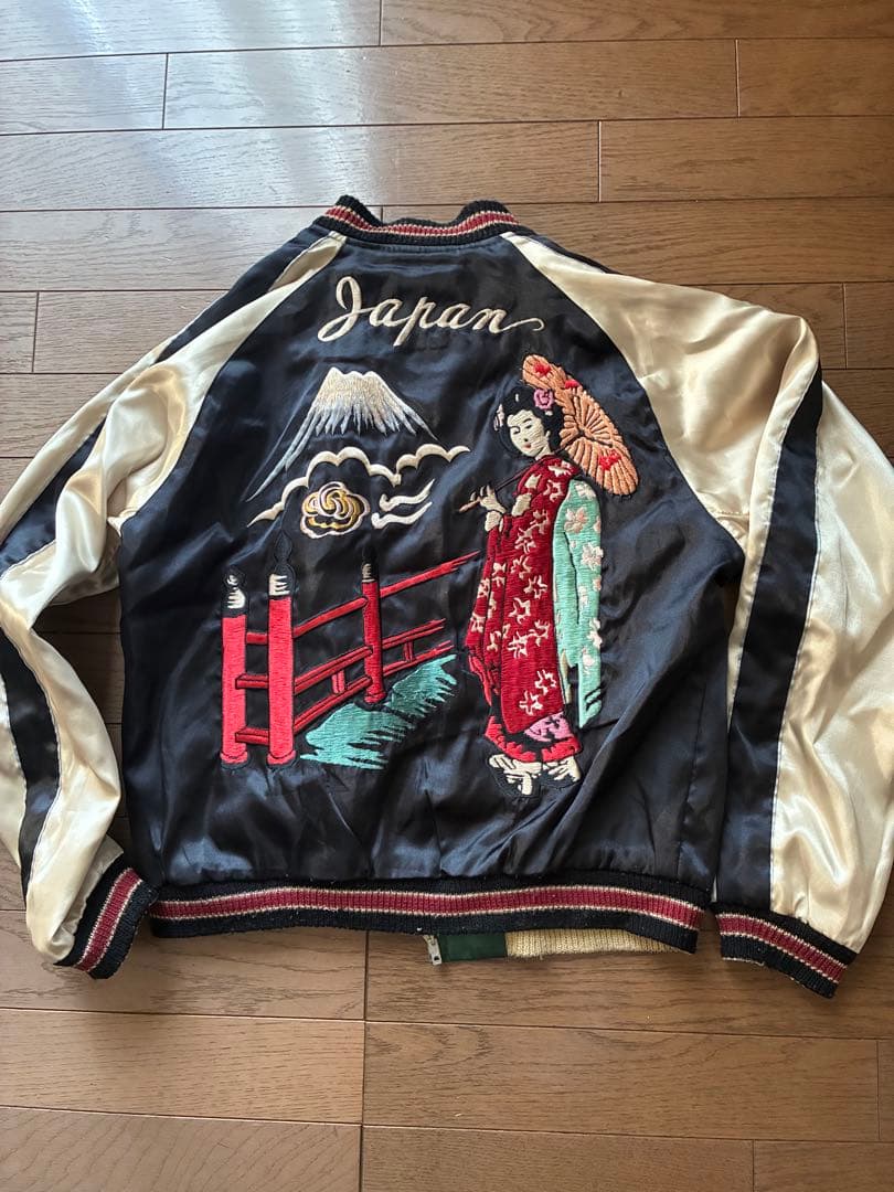 スカジャン舞妓xCHIEFテーラー東洋　TT11381サイズM 中古美品