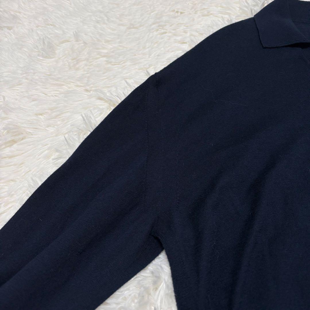 新品タグ付 定価8.2万 近年モデル ブラミンク シルクカシミヤ 18G ニット