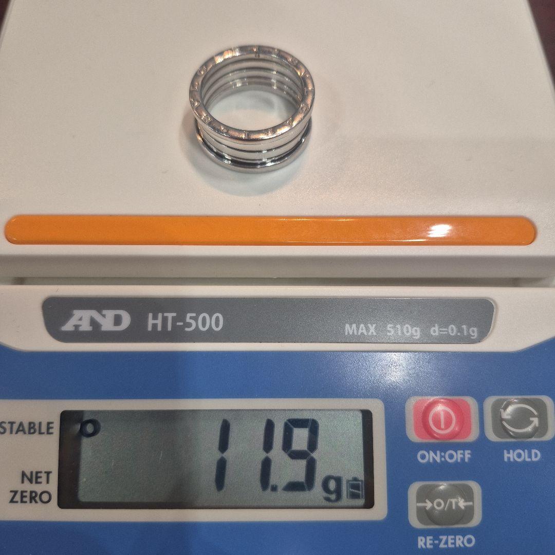 ブルガリ　BVLGARI　ビーゼロワン　リング　750　WG　22号