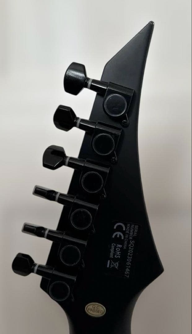 Solar エレキギター スキャロップ加工(素人加工)