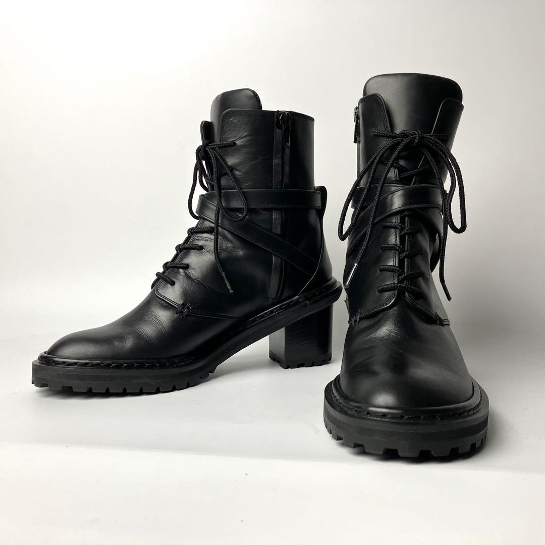 【極美品】PIPPICHIC OBLIQUE コンバットブーツ　クロスベルト23