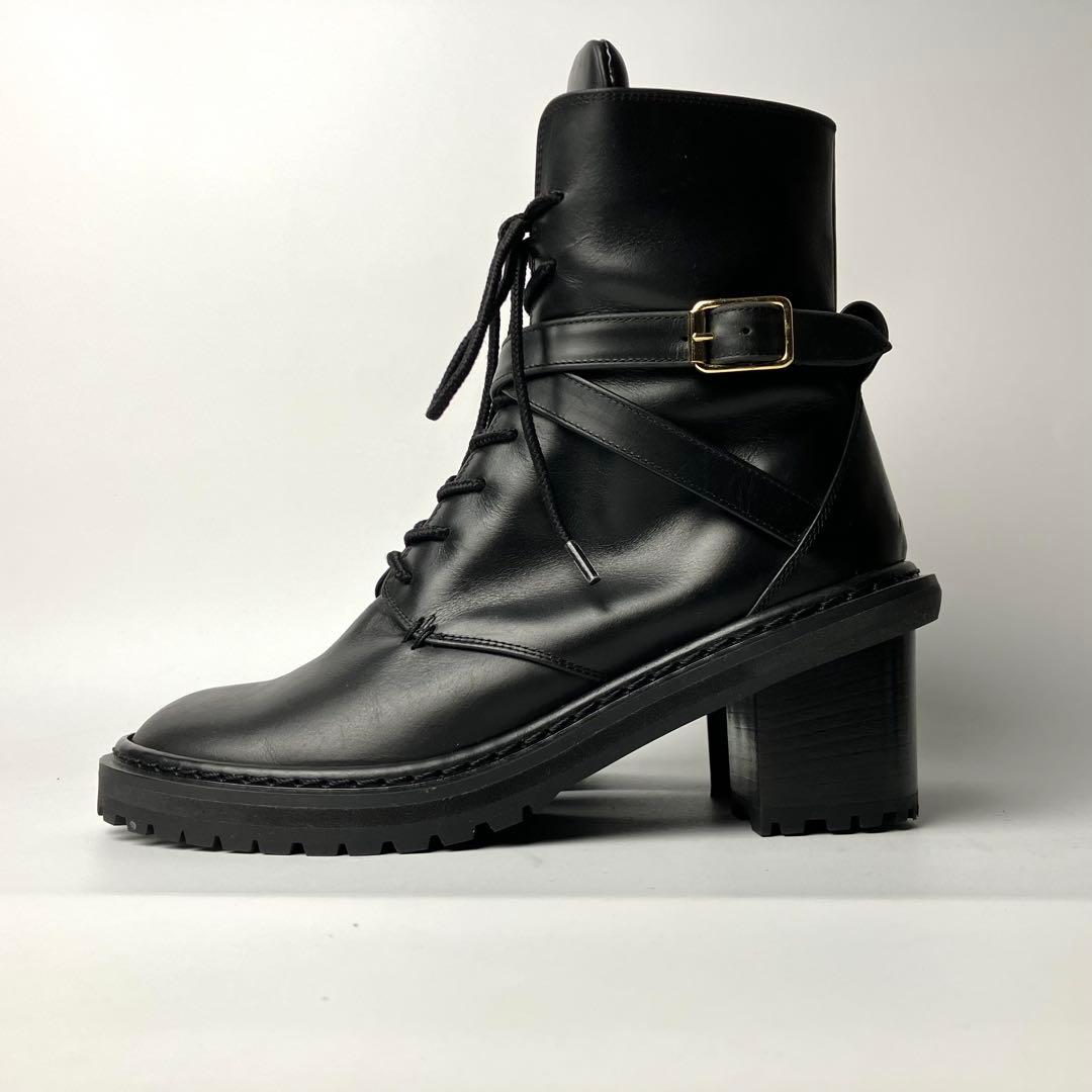 【極美品】PIPPICHIC OBLIQUE コンバットブーツ　クロスベルト23