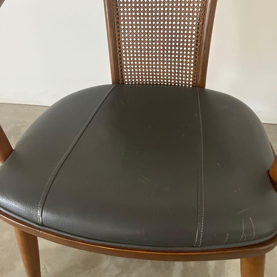 レトロ　ヴィンテージ　柏木工　古家具　椅子　ダイニングチェア　アームチェア　木製