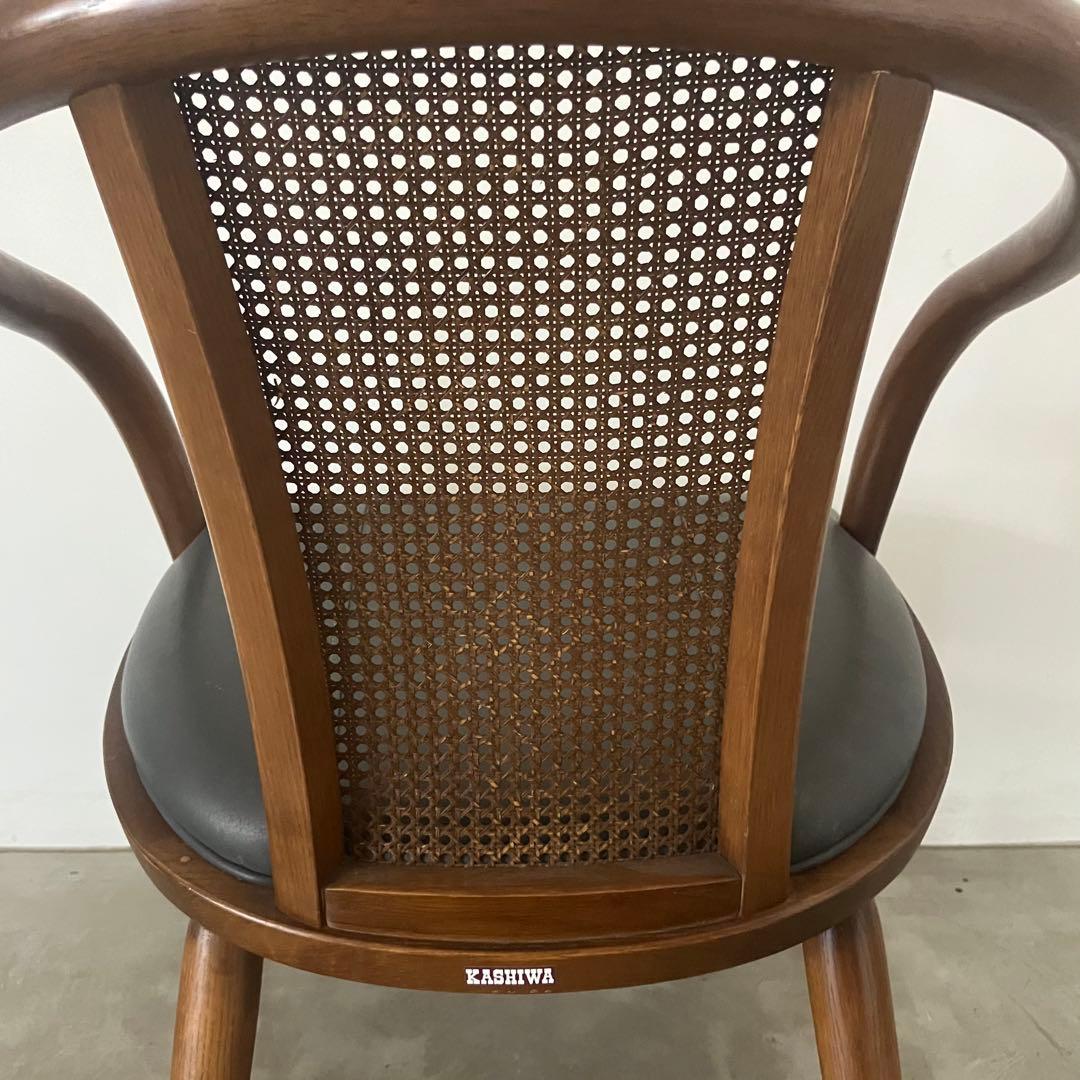 レトロ　ヴィンテージ　柏木工　古家具　椅子　ダイニングチェア　アームチェア　木製