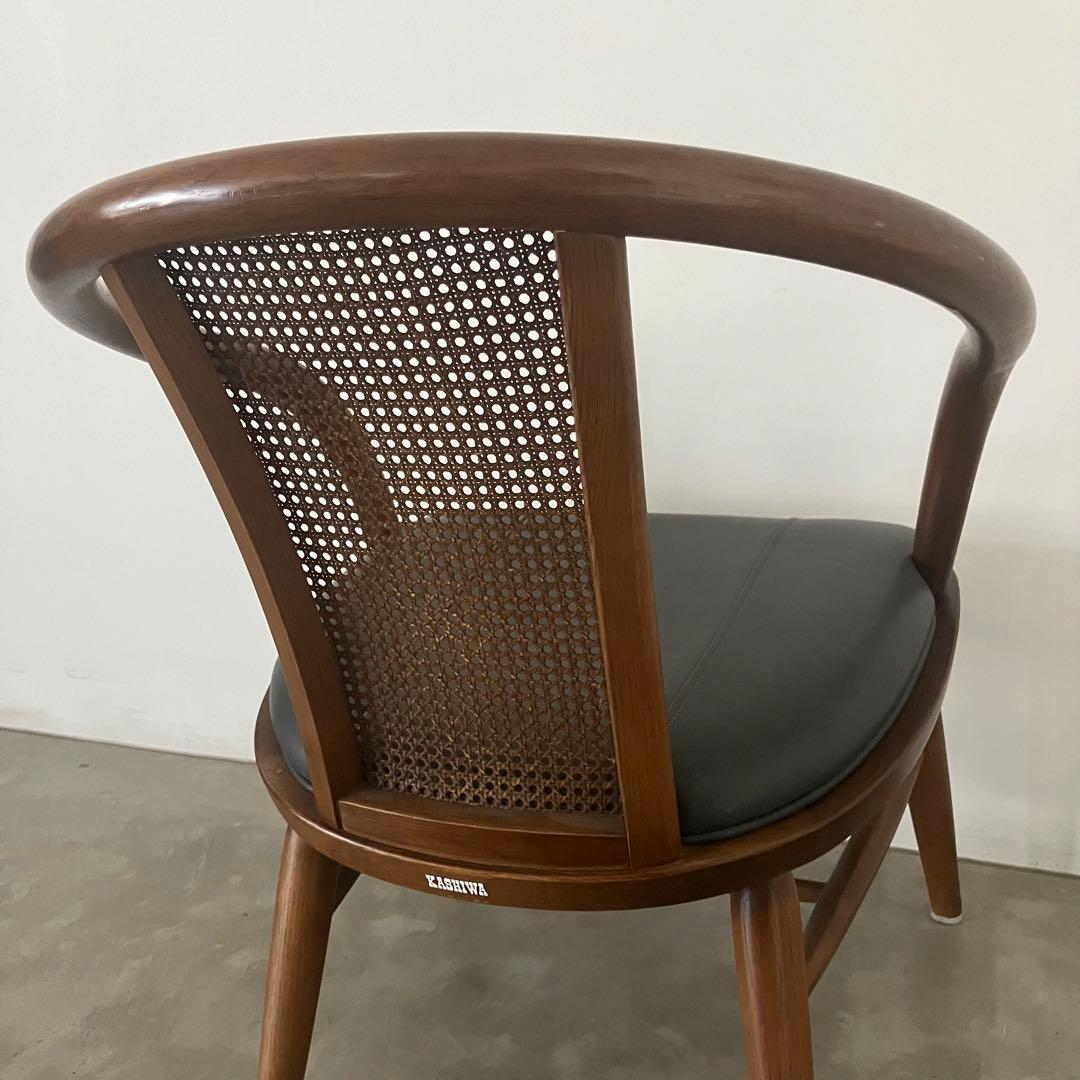 レトロ　ヴィンテージ　柏木工　古家具　椅子　ダイニングチェア　アームチェア　木製