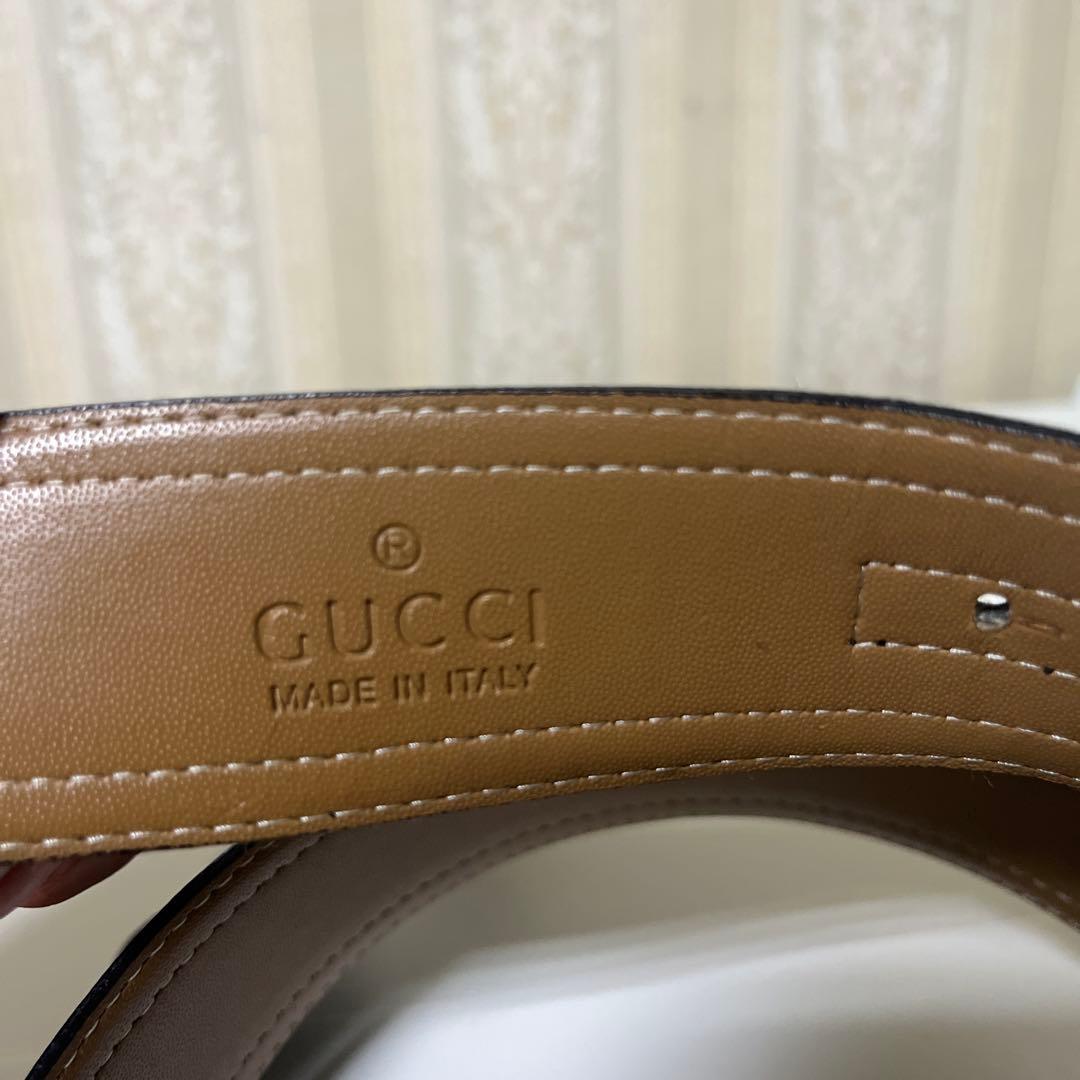GUCCI ブラック ベルト Gロゴ