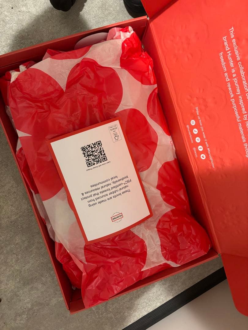 【KENZO×HUNTER】オリジナルウェリントンブーツ