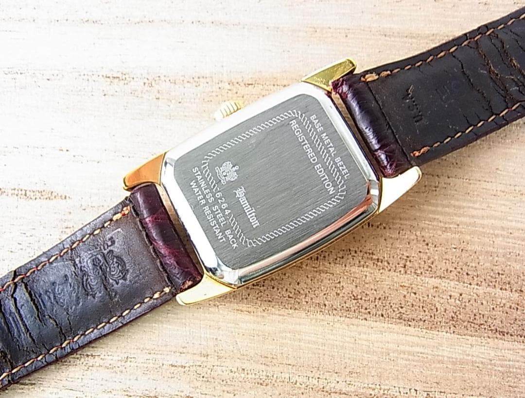 正規品 HAMILTONハミルトン腕時計クォーツスモールセコンド型番6264