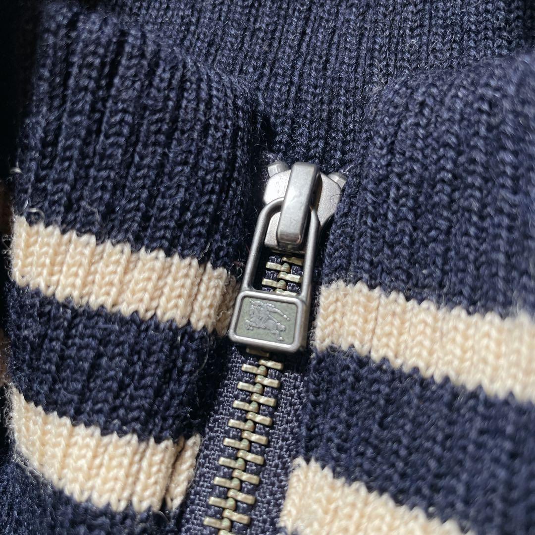 希少✨　バーバリーブルーレーベル　スタジャン　フード　チェック　ホースロゴ　M