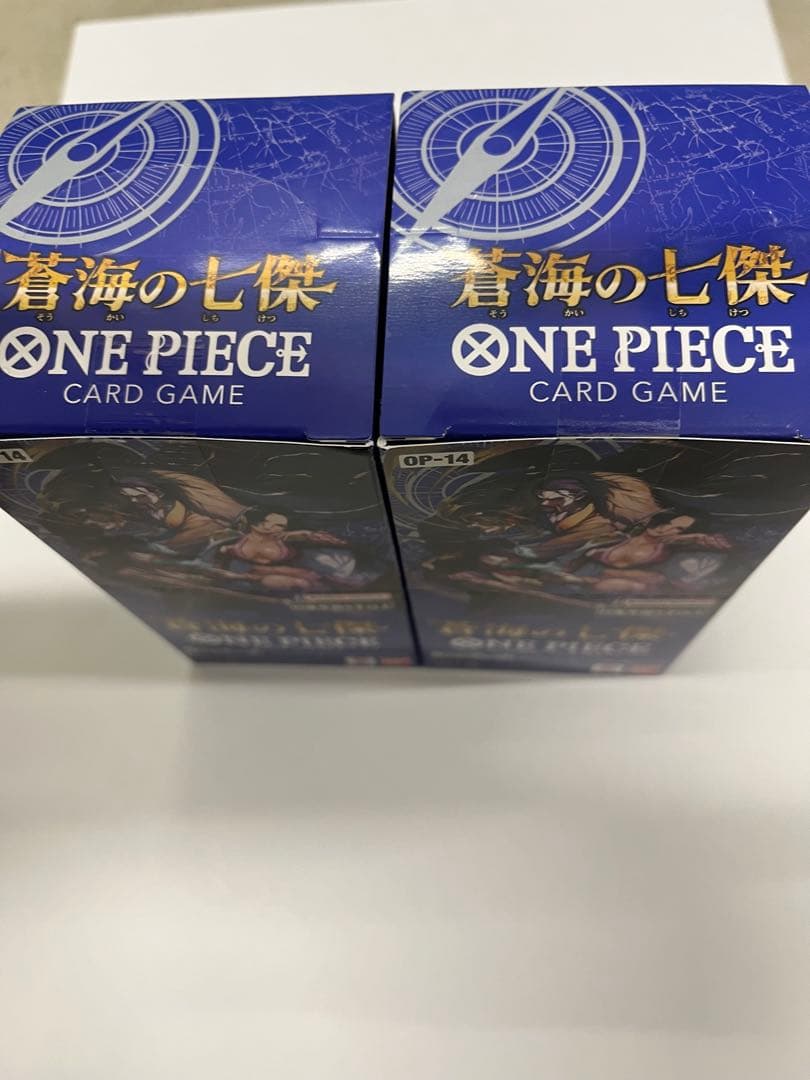 【ワンピースカード】ONE PIECE 蒼海の七傑テープ付き2BOX 新品未開封