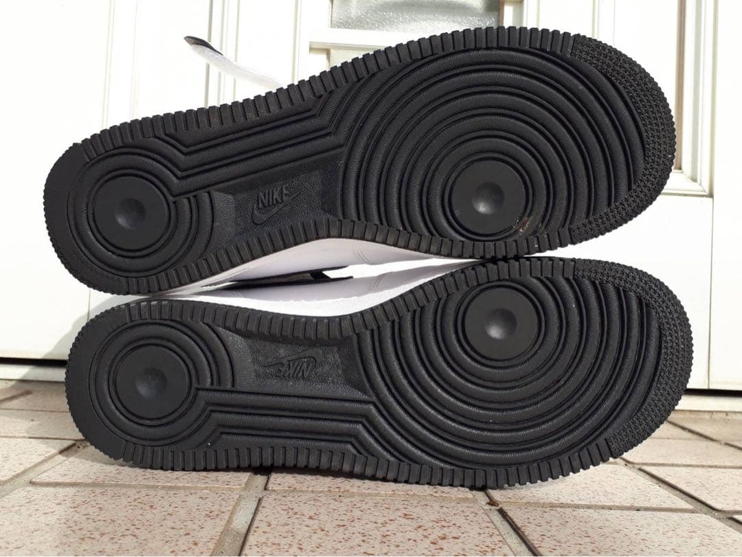 最終※NIKE ナイキ エアフォース1 AIR FORCE 1 白黒 28㌢