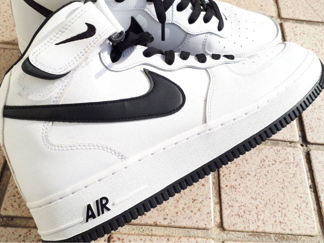 最終※NIKE ナイキ エアフォース1 AIR FORCE 1 白黒 28㌢