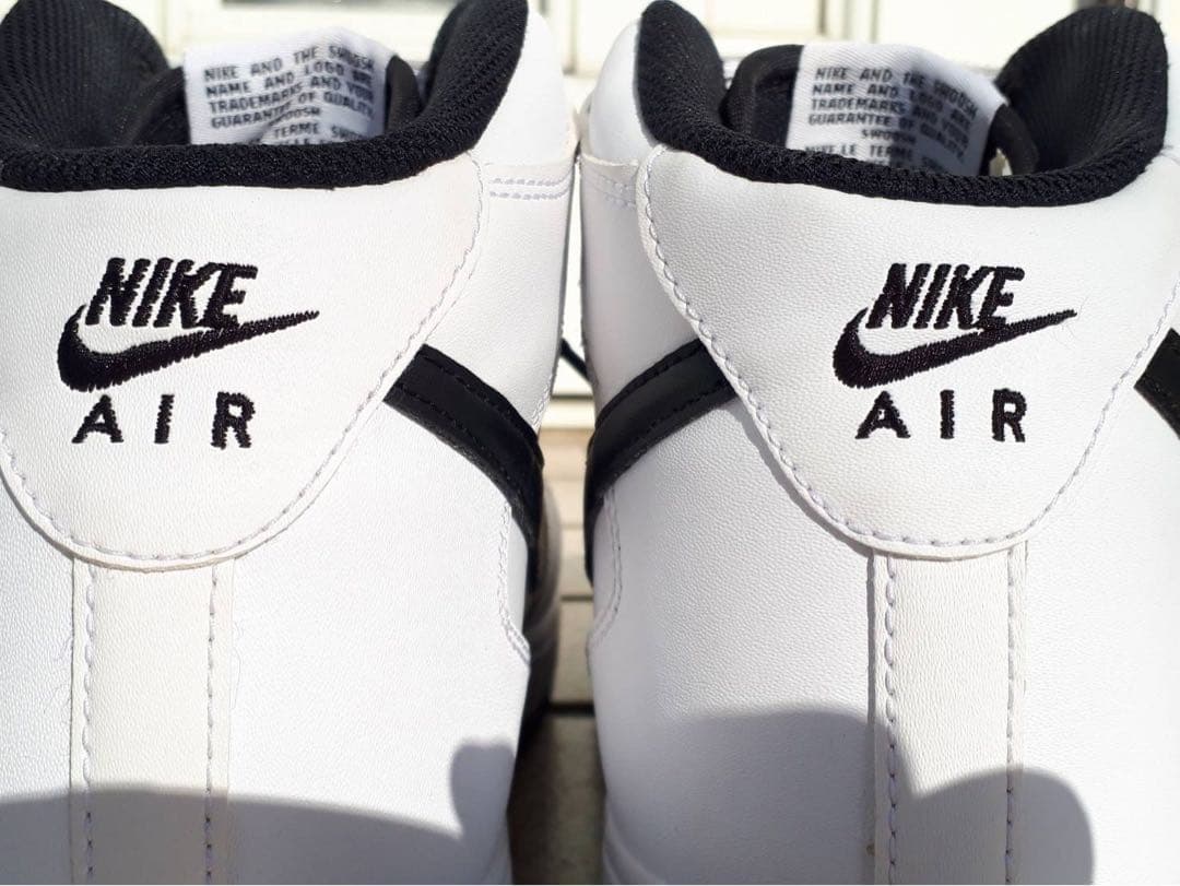 最終※NIKE ナイキ エアフォース1 AIR FORCE 1 白黒 28㌢