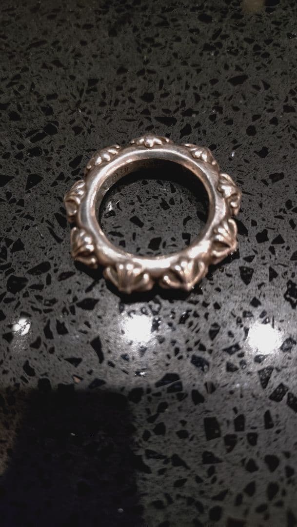 T*O様 CHROME HEARTS クロムハーツCROSS BAND RING