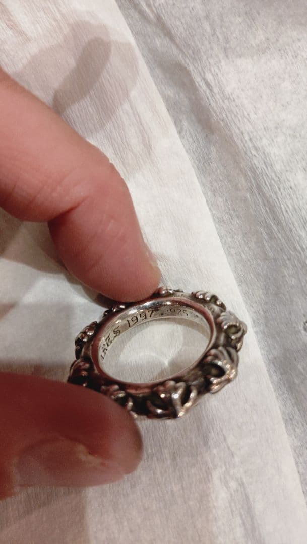 T*O様 CHROME HEARTS クロムハーツCROSS BAND RING