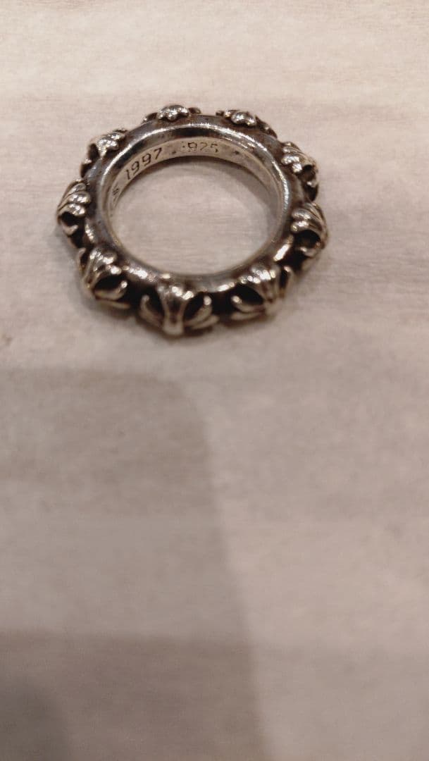T*O様 CHROME HEARTS クロムハーツCROSS BAND RING