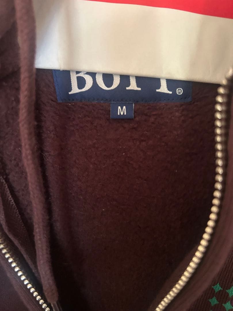 BOTT ダークブラウン パーカー Mサイズ