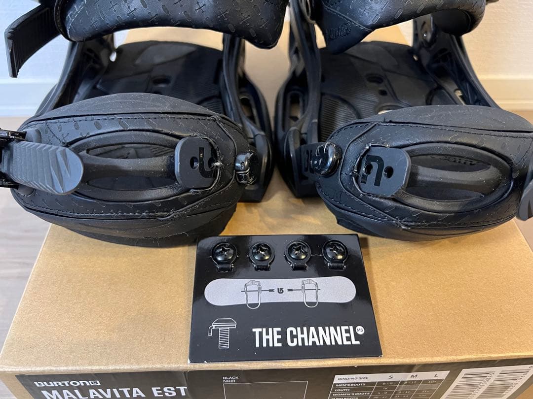 【一部破損】Malavita ESTビンディング MサイズBurton【箱付き】