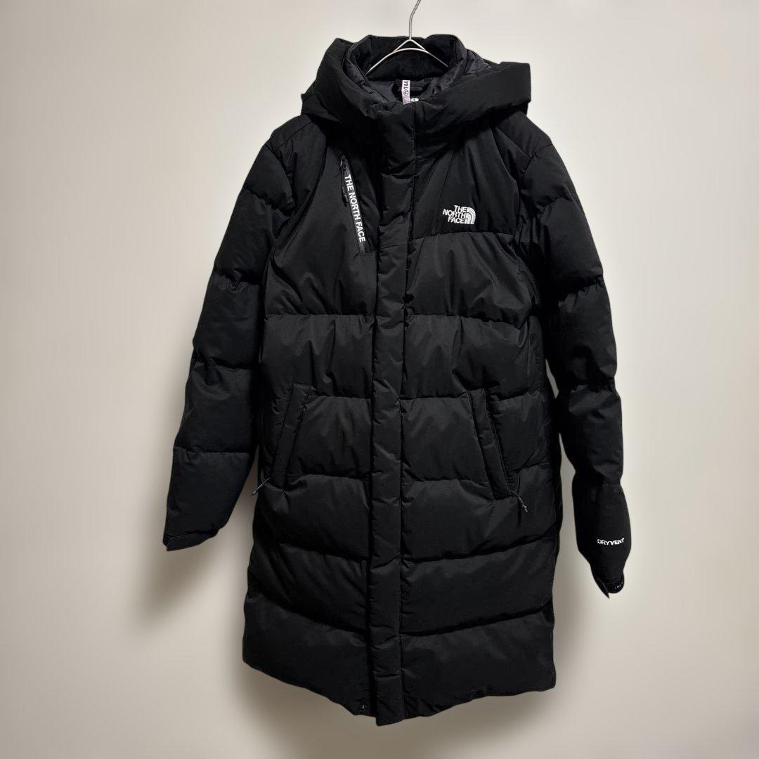 【クリーニング済】ノースフェイス DRYVENT ロングダウン S キッズ160