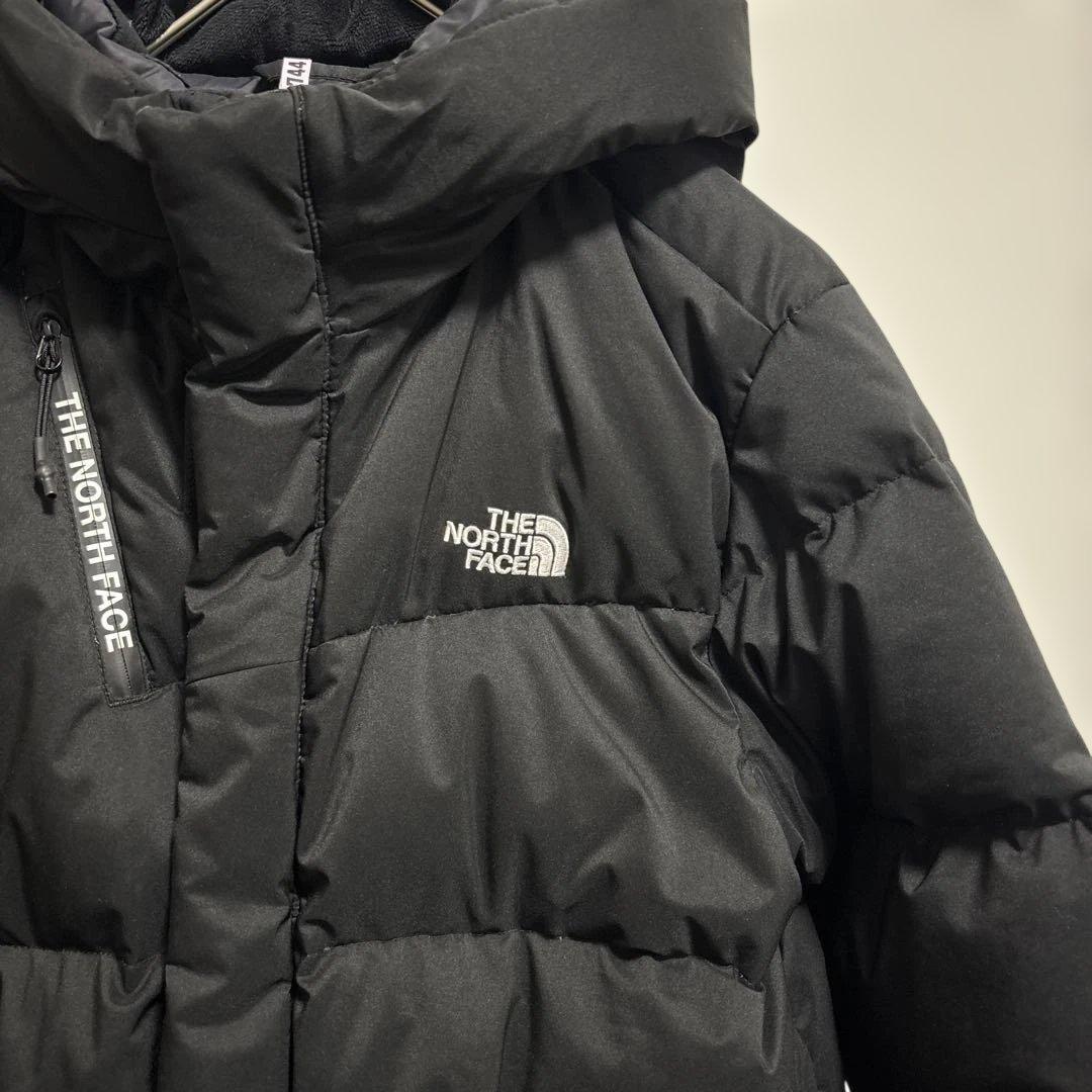 【クリーニング済】ノースフェイス DRYVENT ロングダウン S キッズ160