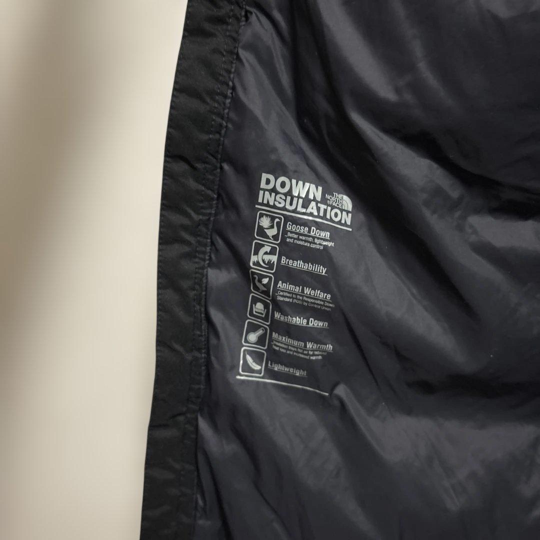 【クリーニング済】ノースフェイス DRYVENT ロングダウン S キッズ160