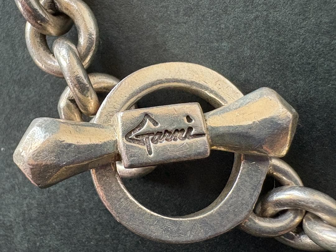 旧ロゴ ガルニ Garni ビンテージ シルバー チェーンブレスレット