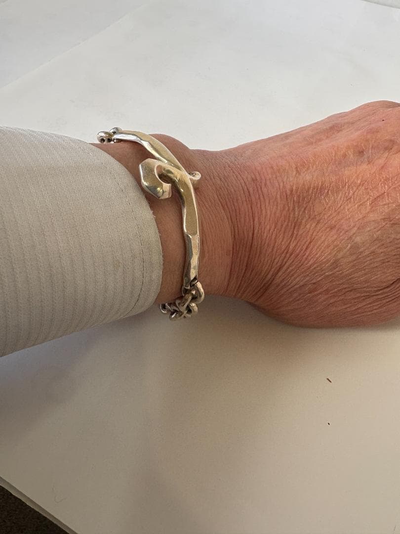 旧ロゴ ガルニ Garni ビンテージ シルバー チェーンブレスレット