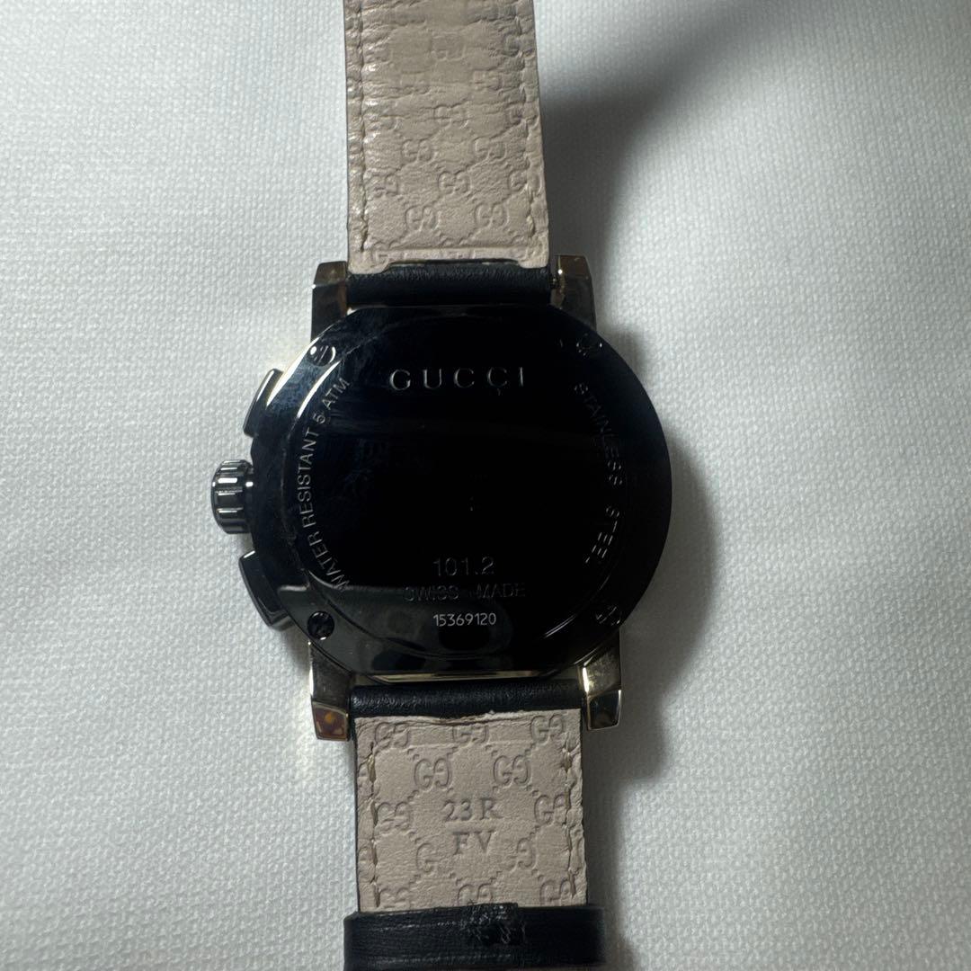 GUCCI クロノグラフ 時計 ブラック