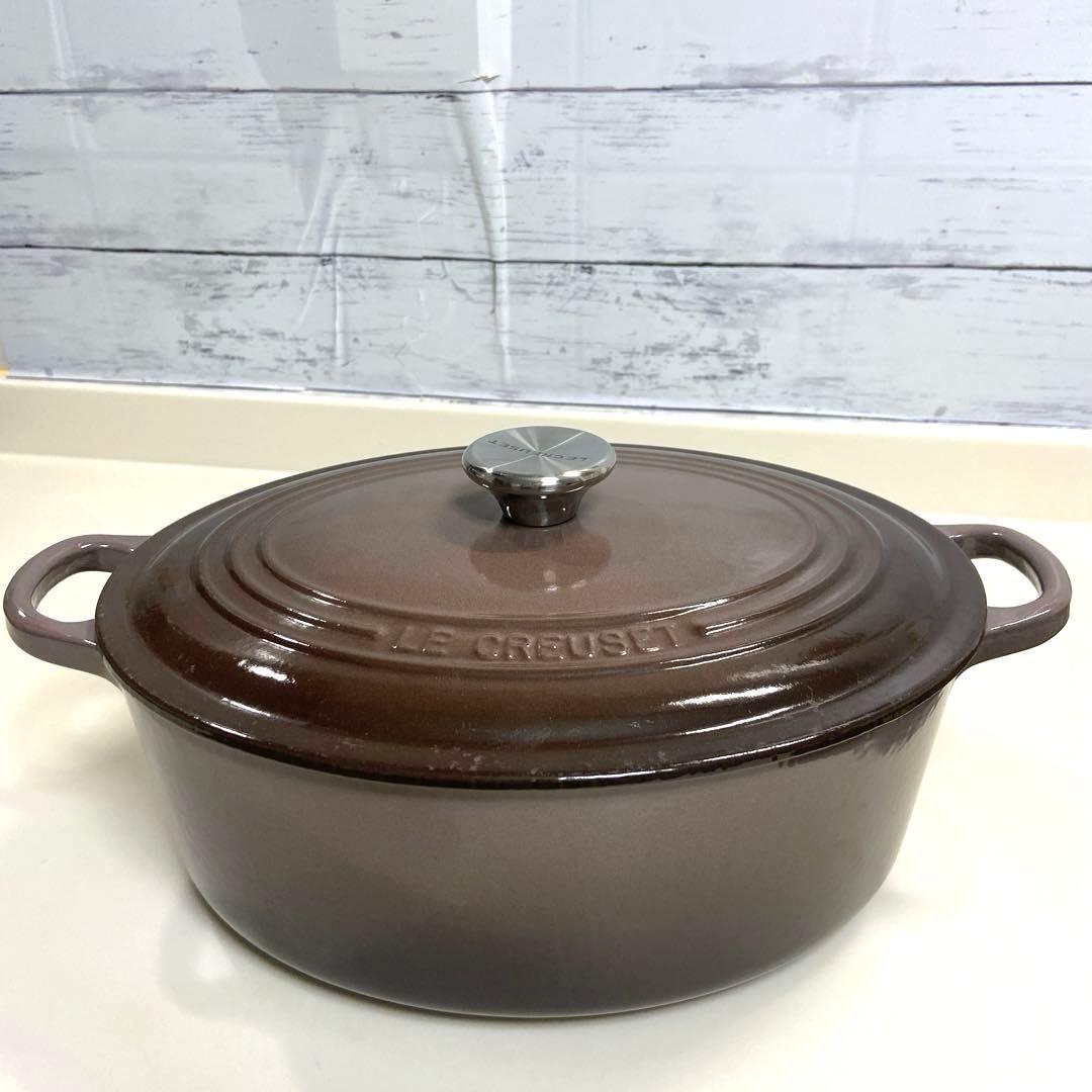 【美品】ルクルーゼ　ココットオーバル 27cm