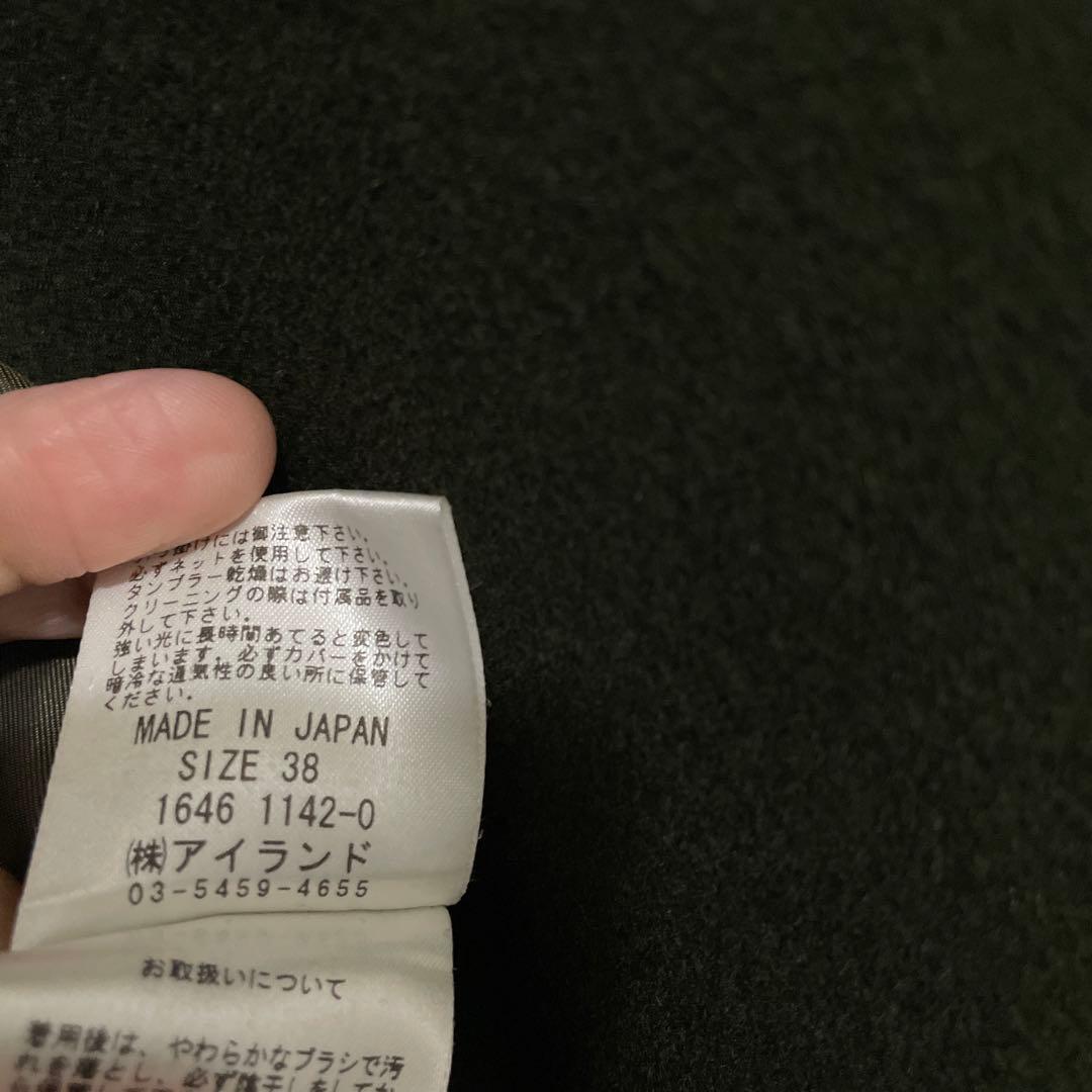 オリーブグリーン ダッフルコート　38