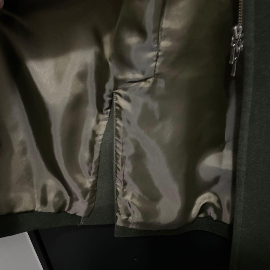 オリーブグリーン ダッフルコート　38