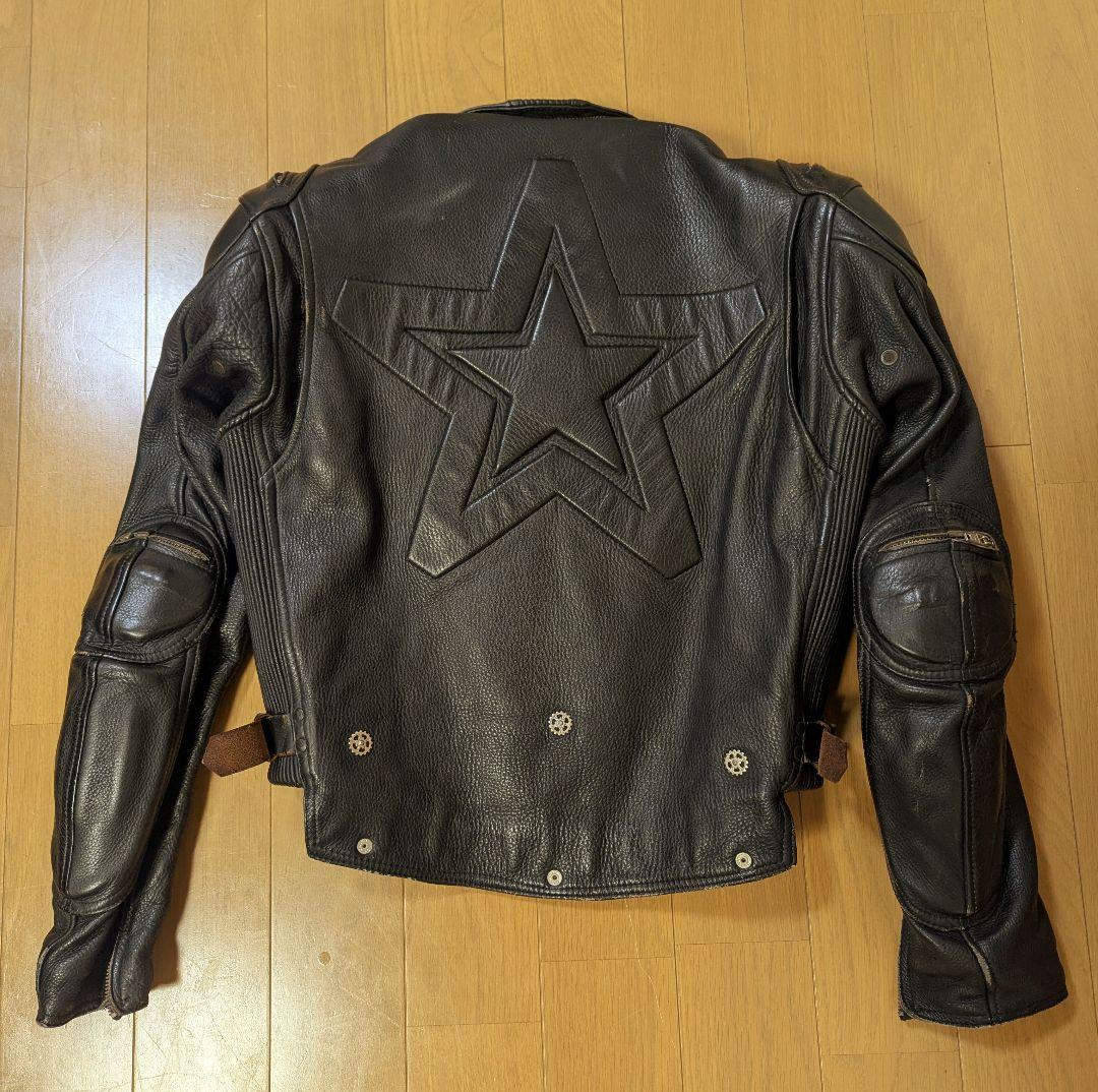 皮ジャン　カドヤ　ブラックスター