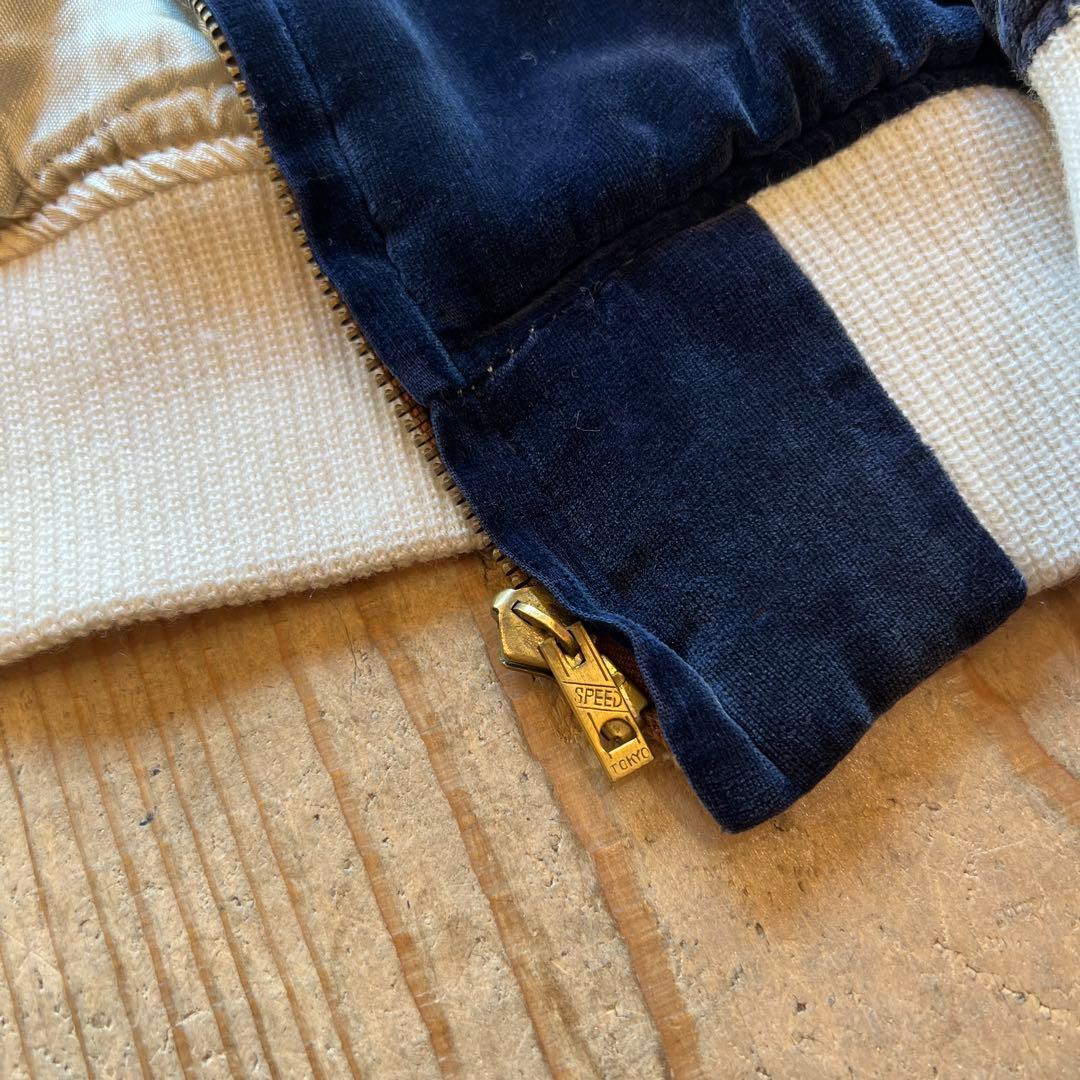 50年代 スカジャン スーベニアジャケット 別珍 鷹 虎　オリジナル ビンテージ