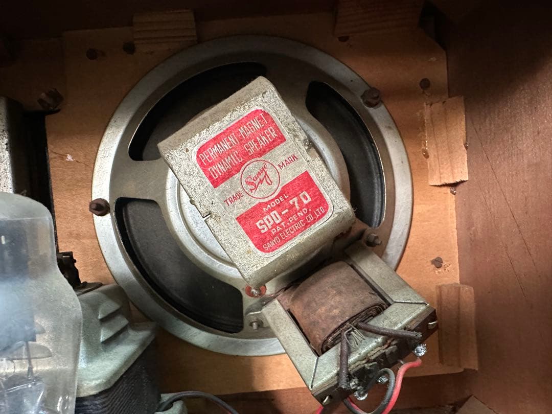 SANYO サンヨー 真空管ラジオ SS-101型 三洋　レトロ　アンティーク