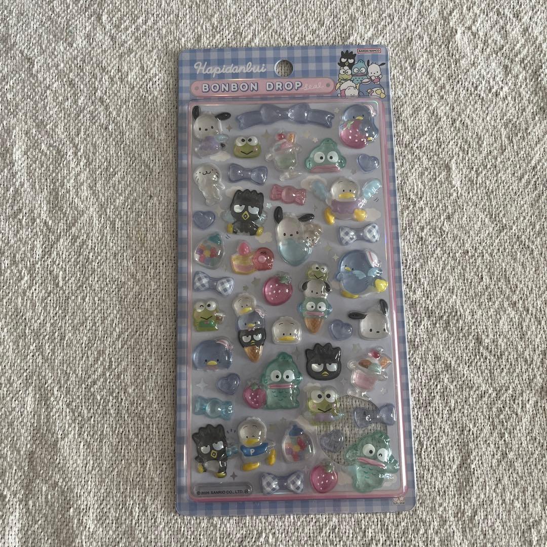 さゆボンボンドロップシール　ディズニー+ハピダンブイ正規品