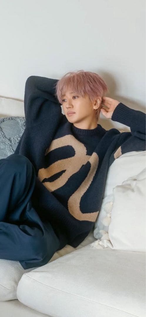 【未開封】Naptime Nissy ニットプルオーバー NAVY Mサイズ