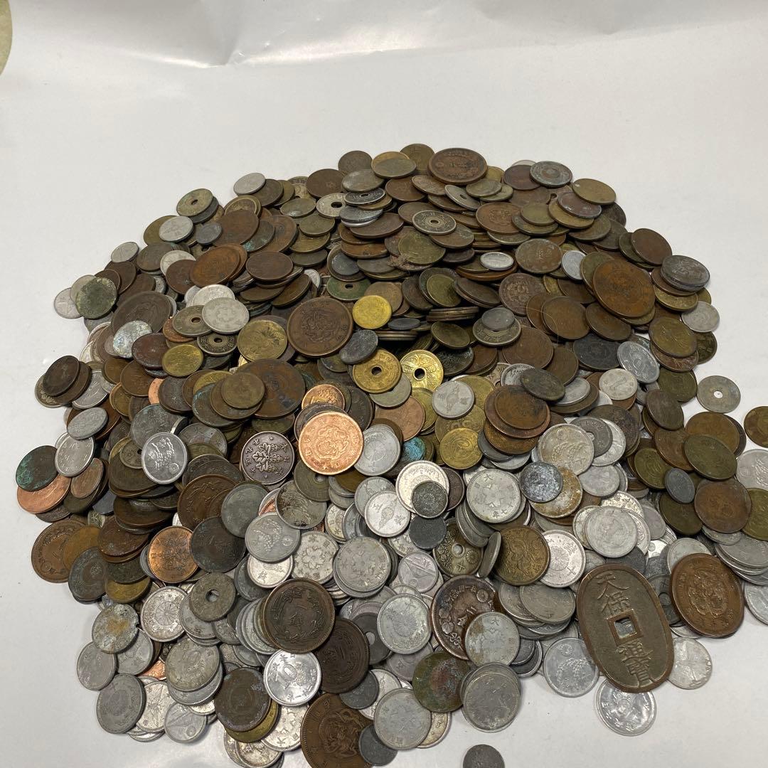 日本の古銭 明治 大正 昭和 レトロ まとめ売り 正味4.2kg NO.54