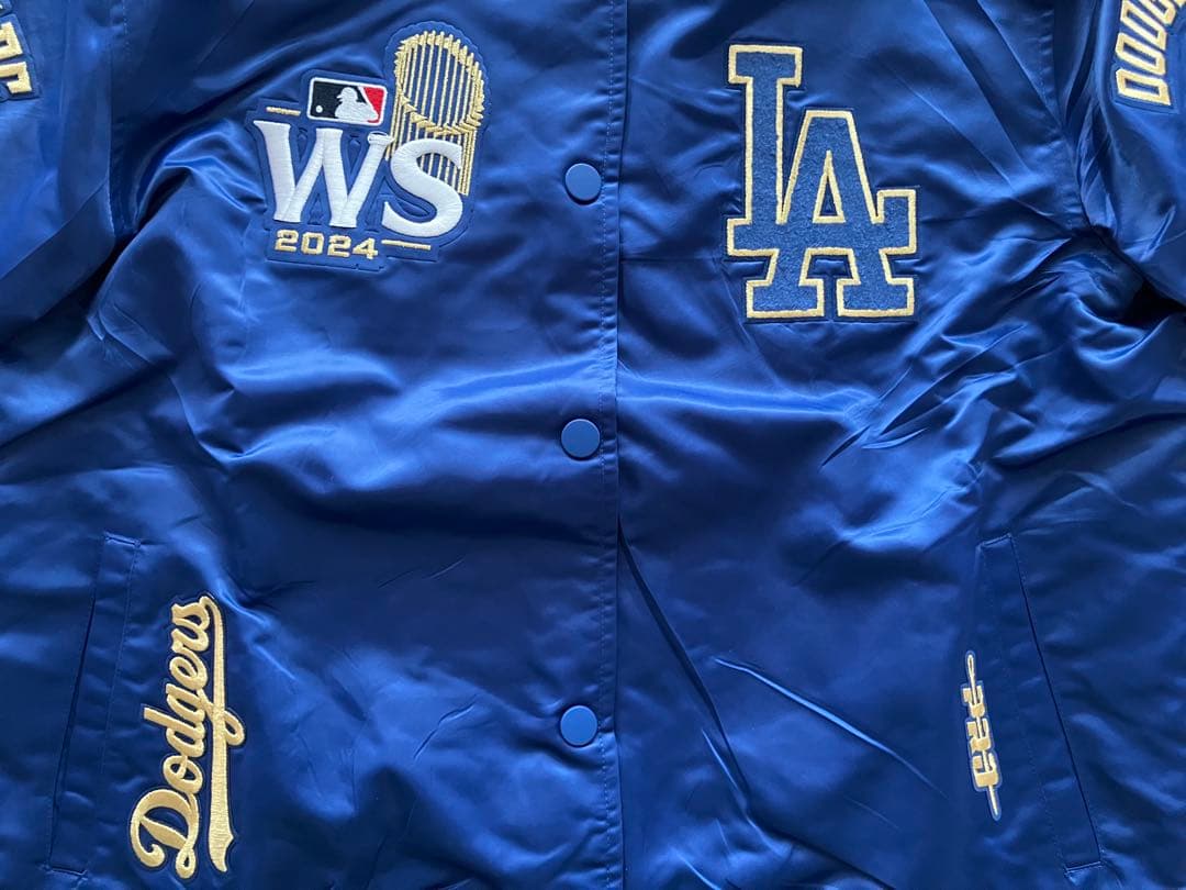 2024 ワールドシリーズ チャンピオン サテン ジャケット ドジャース