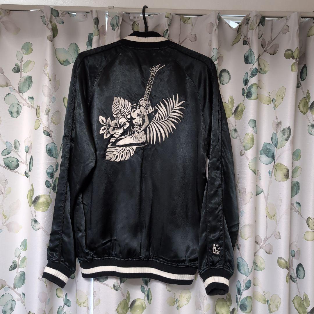 ヒステリックグラマー野口強ギターガール刺繍スカジャンコラボジャケットS